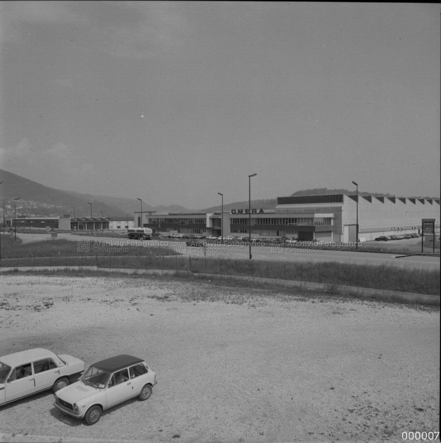 Zona industriale. Sullo sfondo la ditta Omera