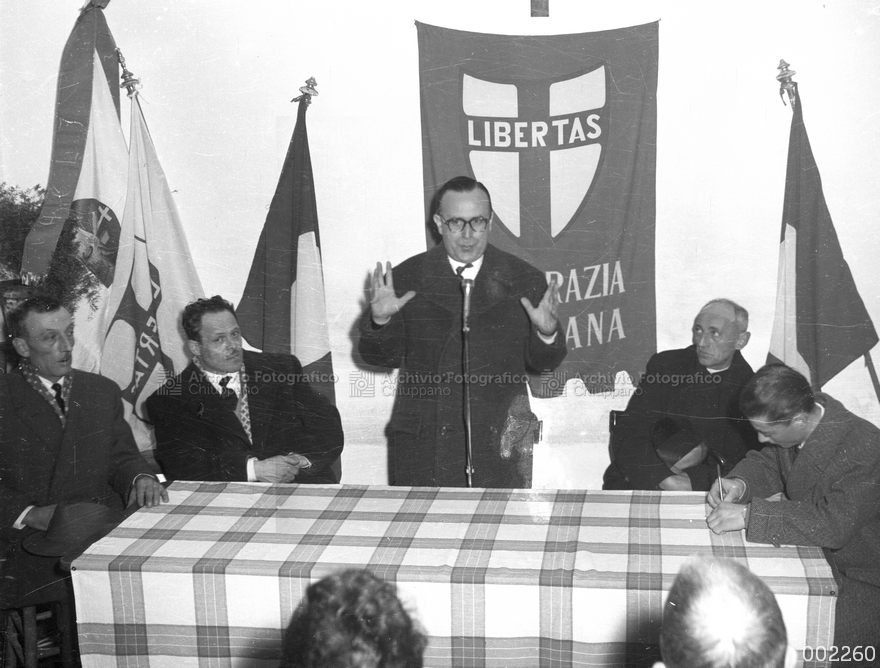 Comizio della Democrazia Cristiana