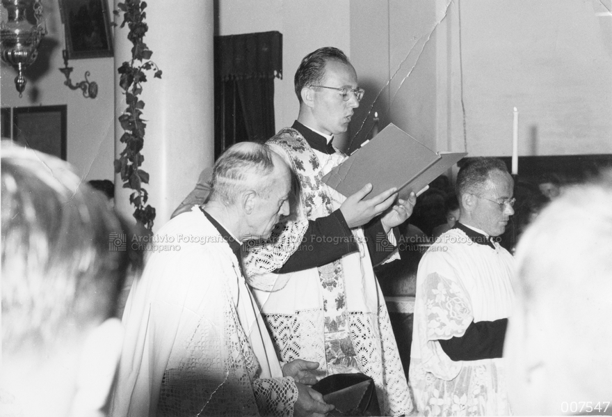 Prima messa celebrata da Don Pietro De Rossi