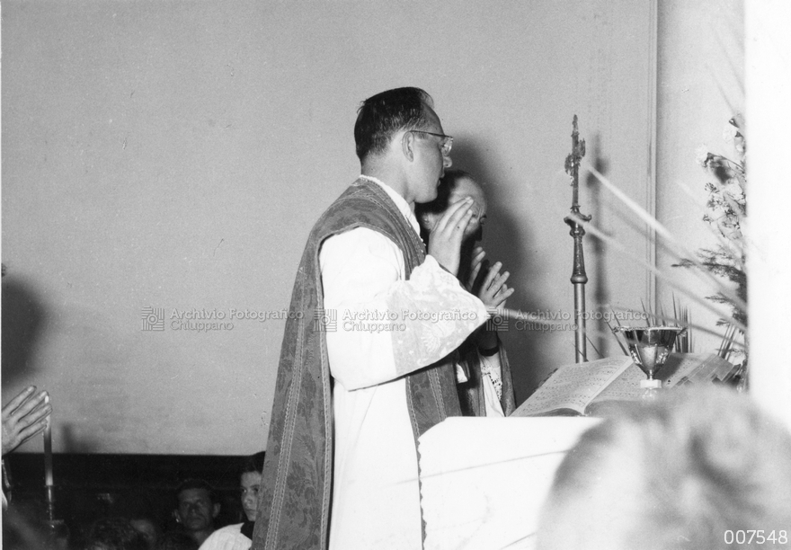 Prima messa celebrata da Don Pietro De Rossi