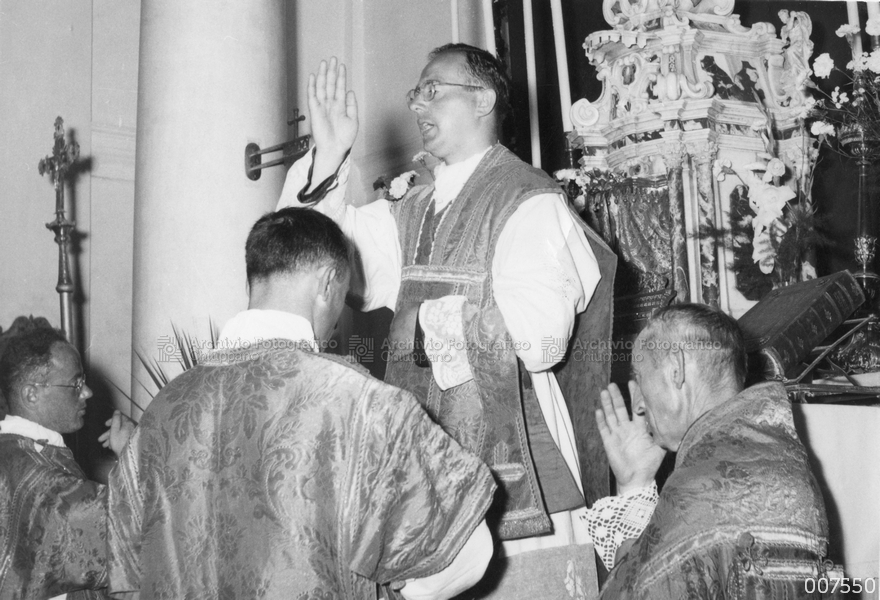 Prima messa celebrata da Don Pietro De Rossi