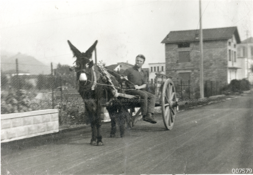 Uomo in carrozza