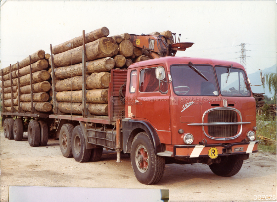 Primo camion guidato da Mozzanega Federico