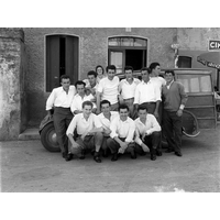 Foto di gruppo al Bar al Capelo 